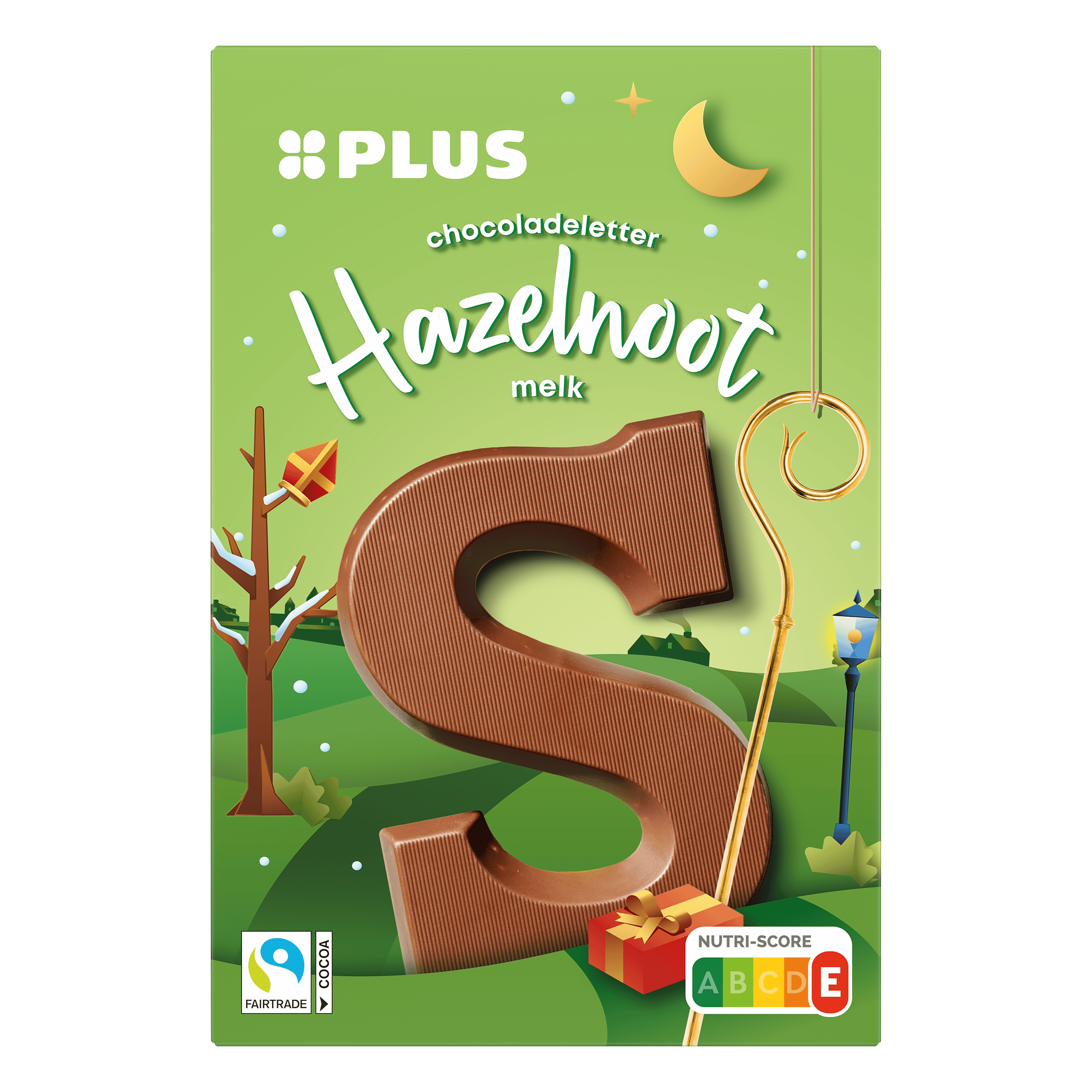 PLUS Chocoladeletter melk hazelnoot