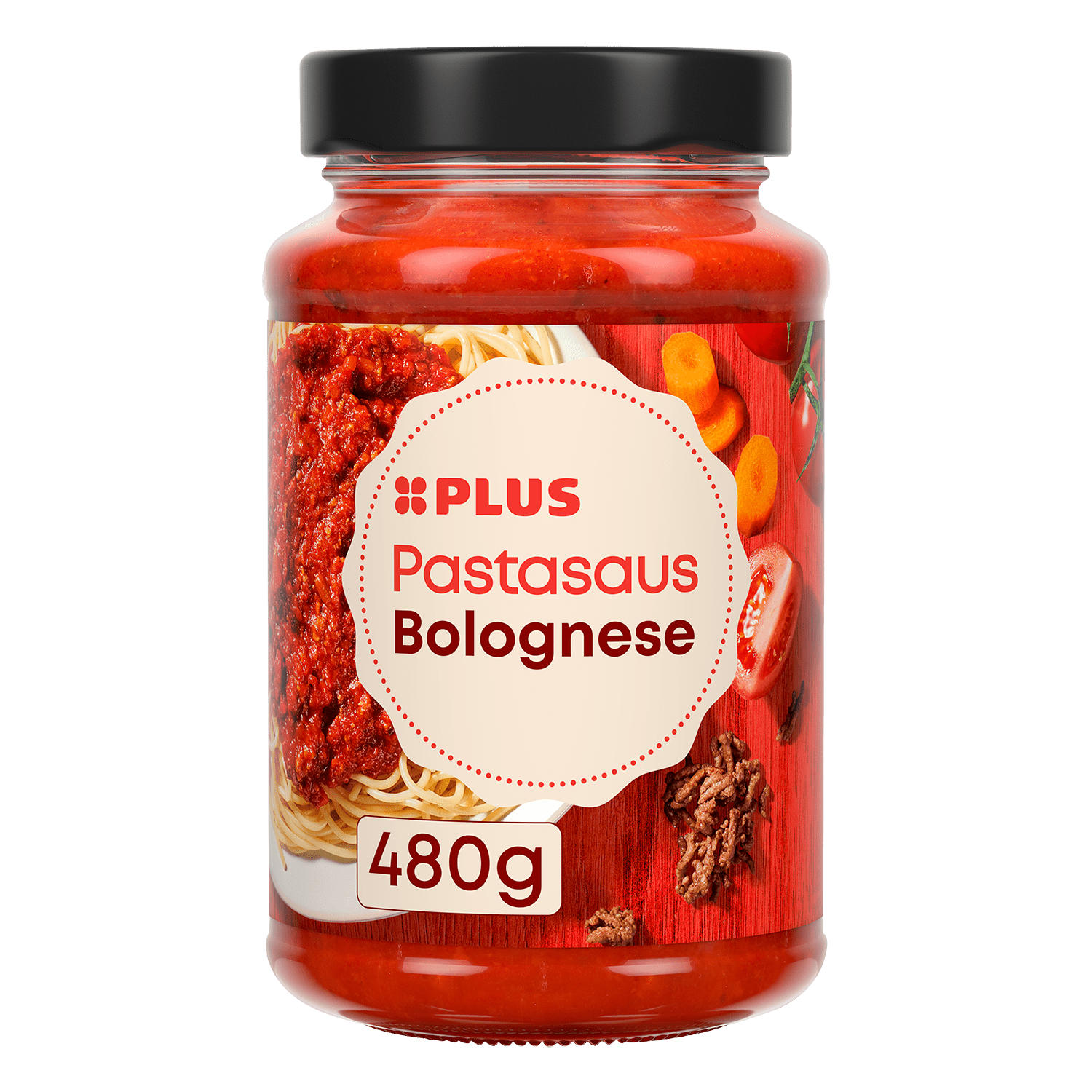 PLUS Pastasaus bolognese