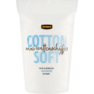 Jumbo Cotton Soft Maxi Wattenschijfjes 50 Stuks