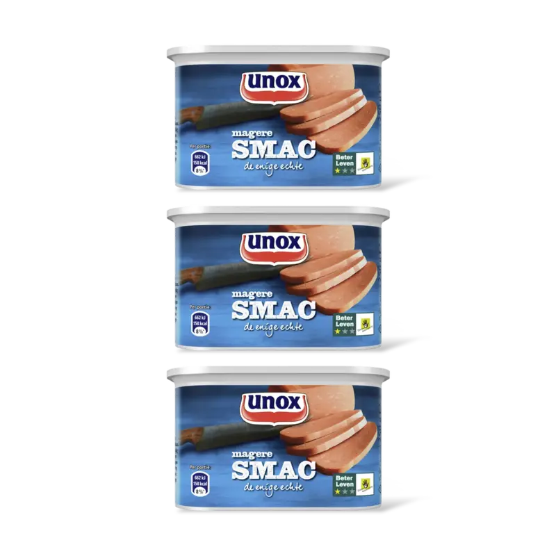 Unox Smac mager 3-pack