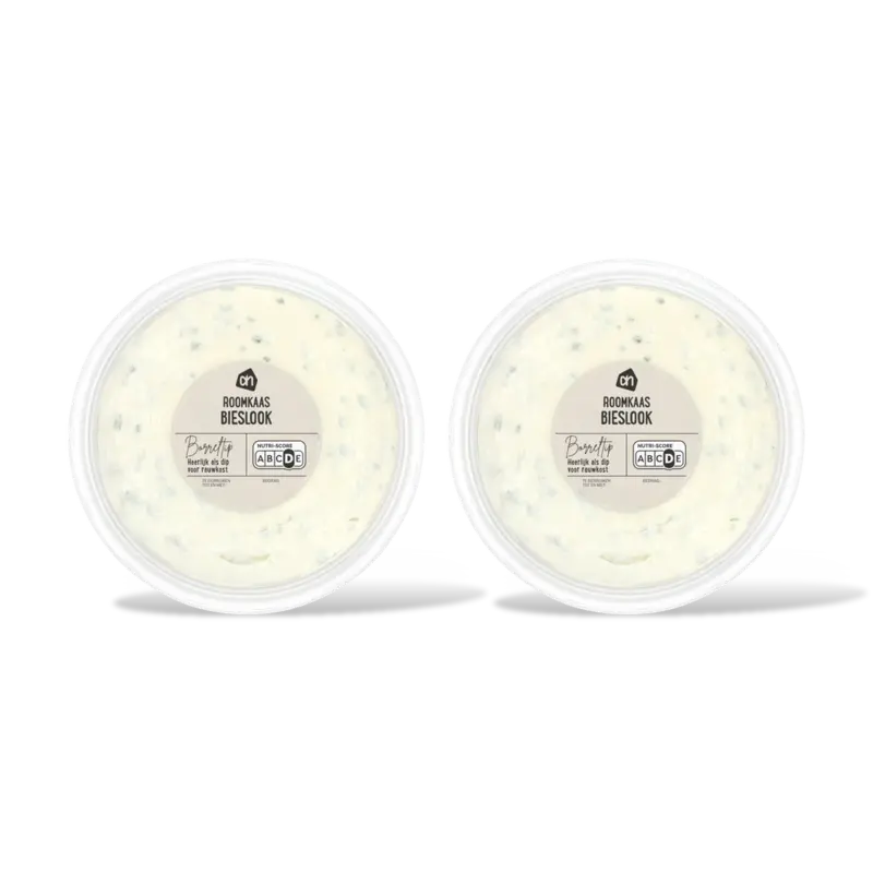 AH Roomkaas bieslook 2-pack