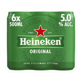 Heineken pils 6-pack blik 500 ml