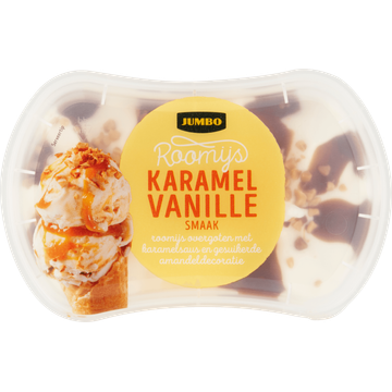 Jumbo Roomijs Karamel Vanille Smaak 100 g