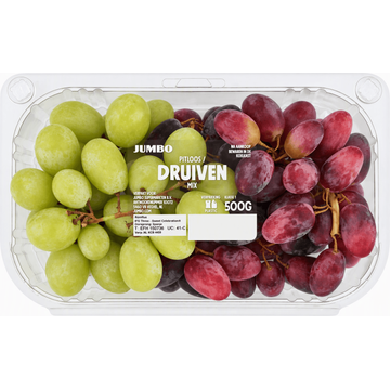 Jumbo Druiven Mix Pitloos 500 g