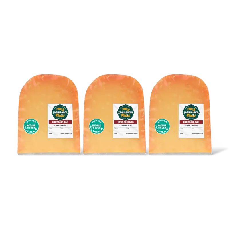 AH Zaanlander Brokkelkaas 48+ stuk 3-pack