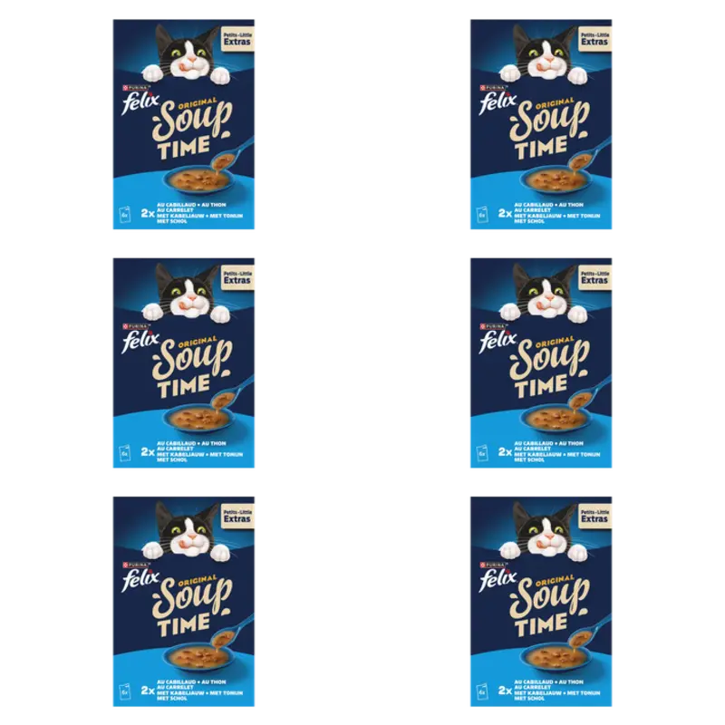 Felix Soup org kabeljauw tonijn schol 6-pack