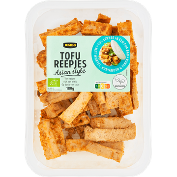 Jumbo Tofu Reepjes Asian Style 180g