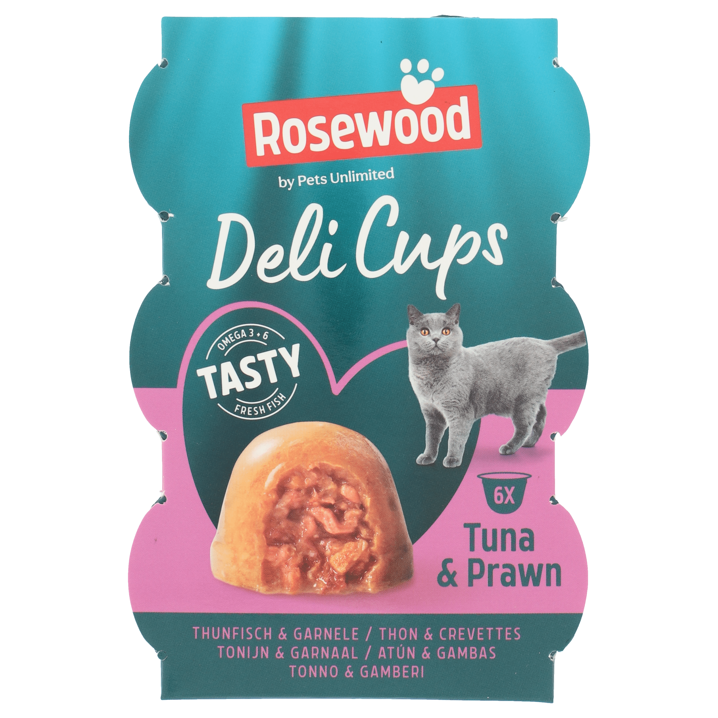 Rosewood Delicups tonijn&garnaal