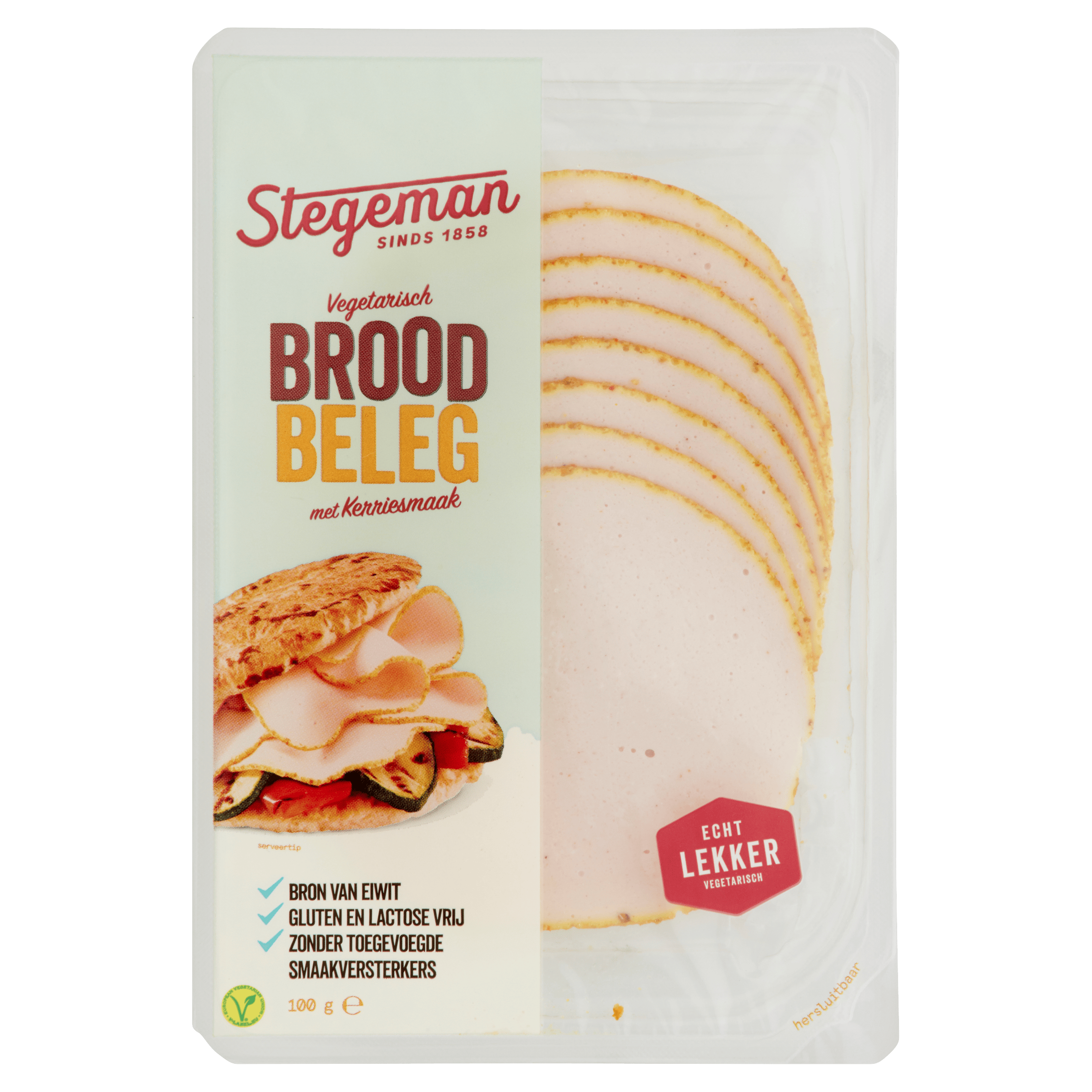 Stegeman Vegetarische plakjes kerrie