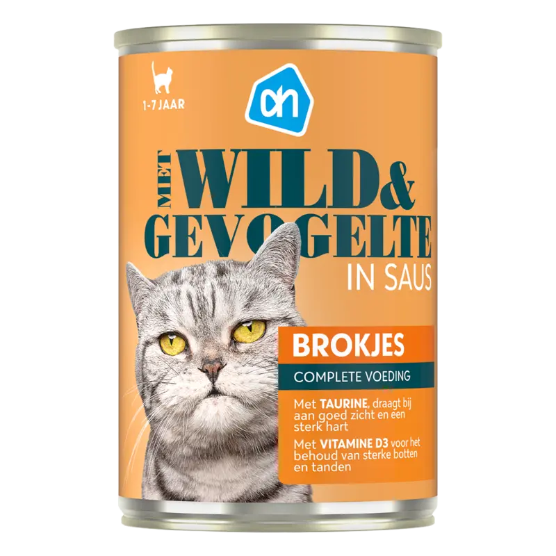 AH Blik brokjes wild gevogelte
