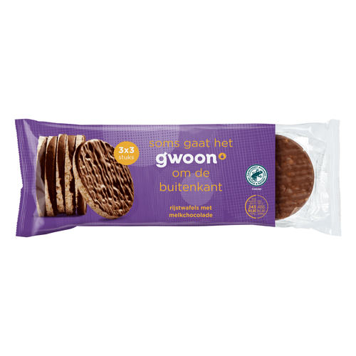 G'woon Rijstwafels chocolade