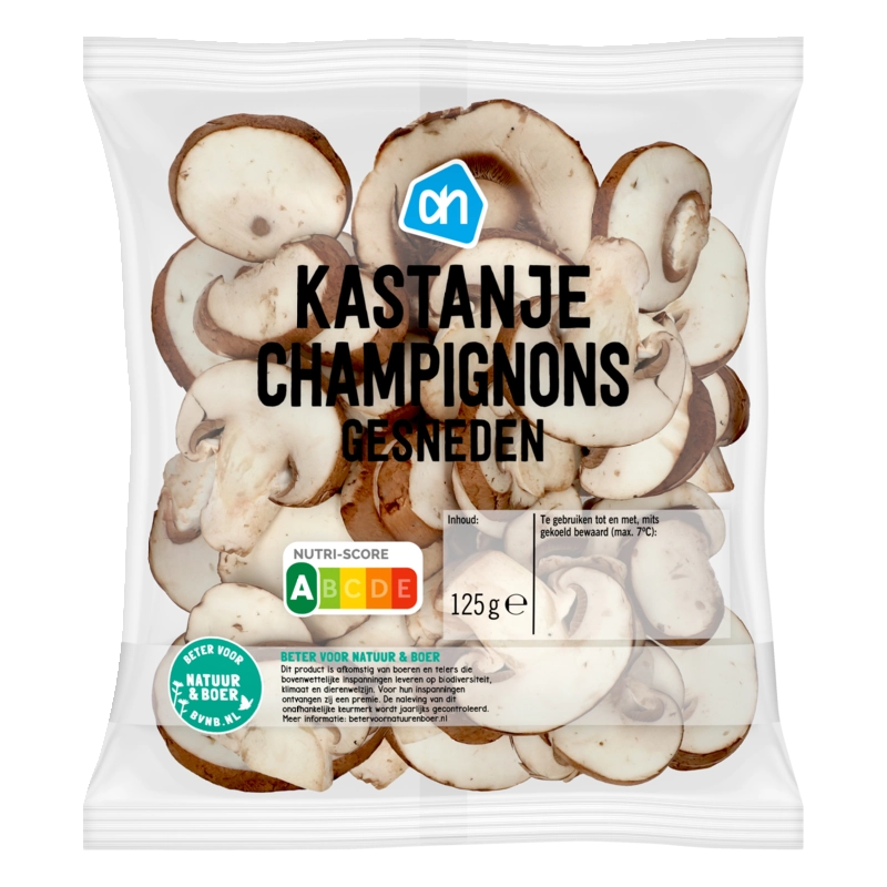 AH Gesneden kastanjechampignons