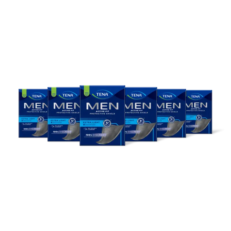 Tena Men active fit extra light 6-pack