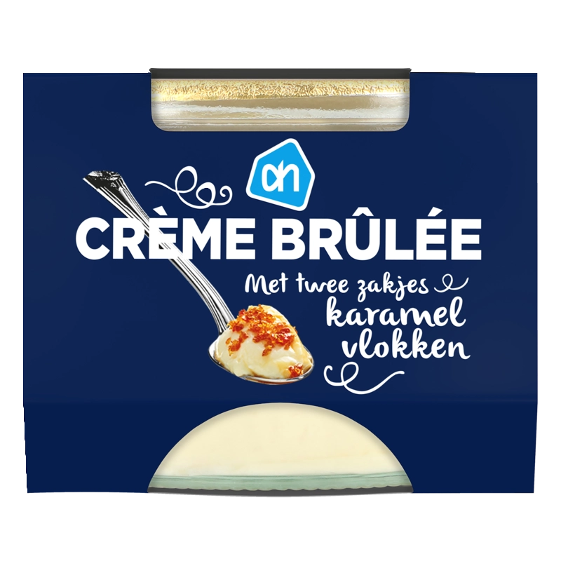 AH Crème brulée met karamel vlokken
