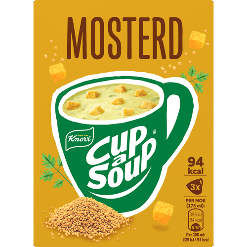 Knorr Cup-a-soup mosterd 3 st.