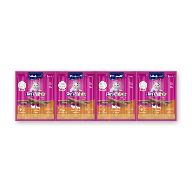 Vitakraft Catsticks mini kalkoen lam 4-pack