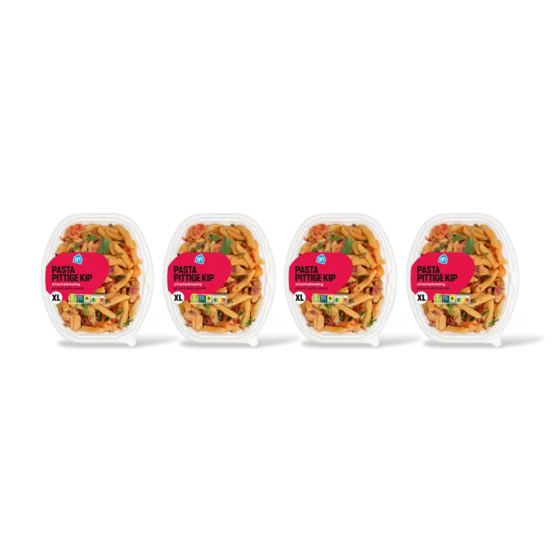 AH XL salade pasta pittige kip 4-pack