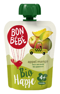Bonbebe 4m+ Knijpzak Appel Mango
