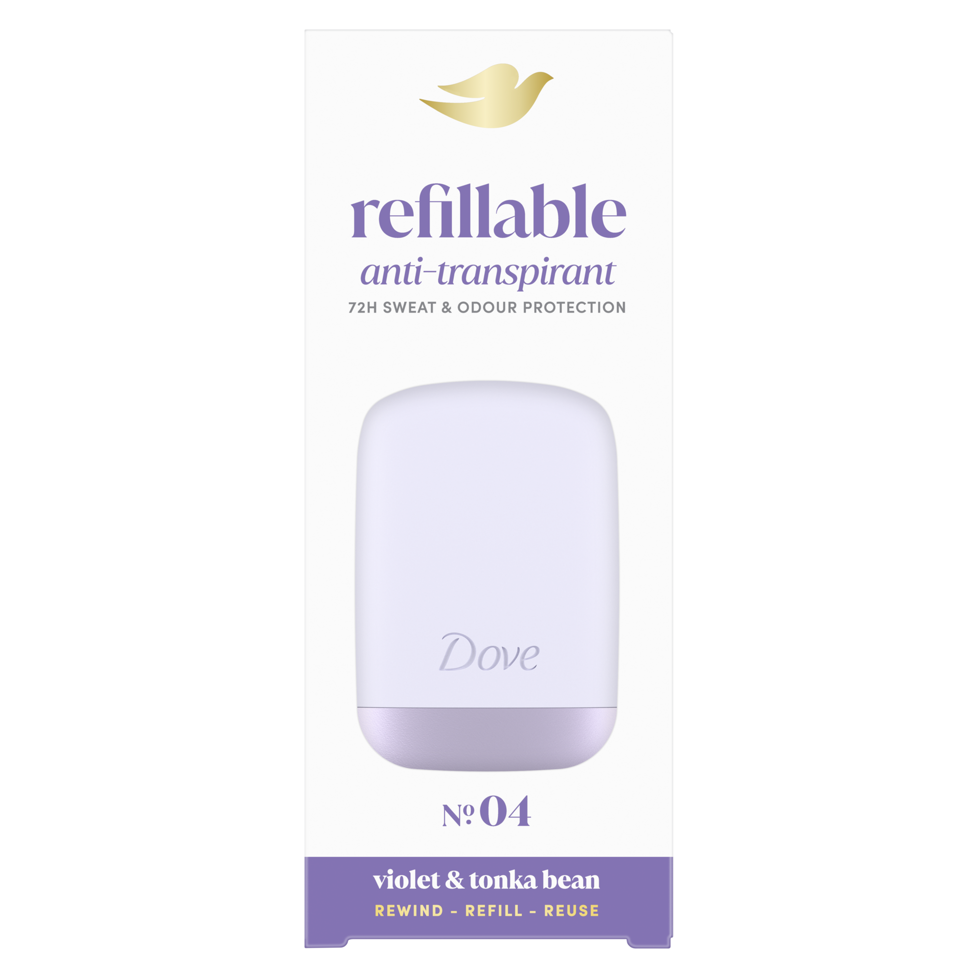 Dove Violet Antiperspirant Deodorant Refillable Starter Kit