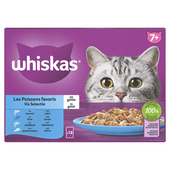Whiskas brokken in gelei vis selectie