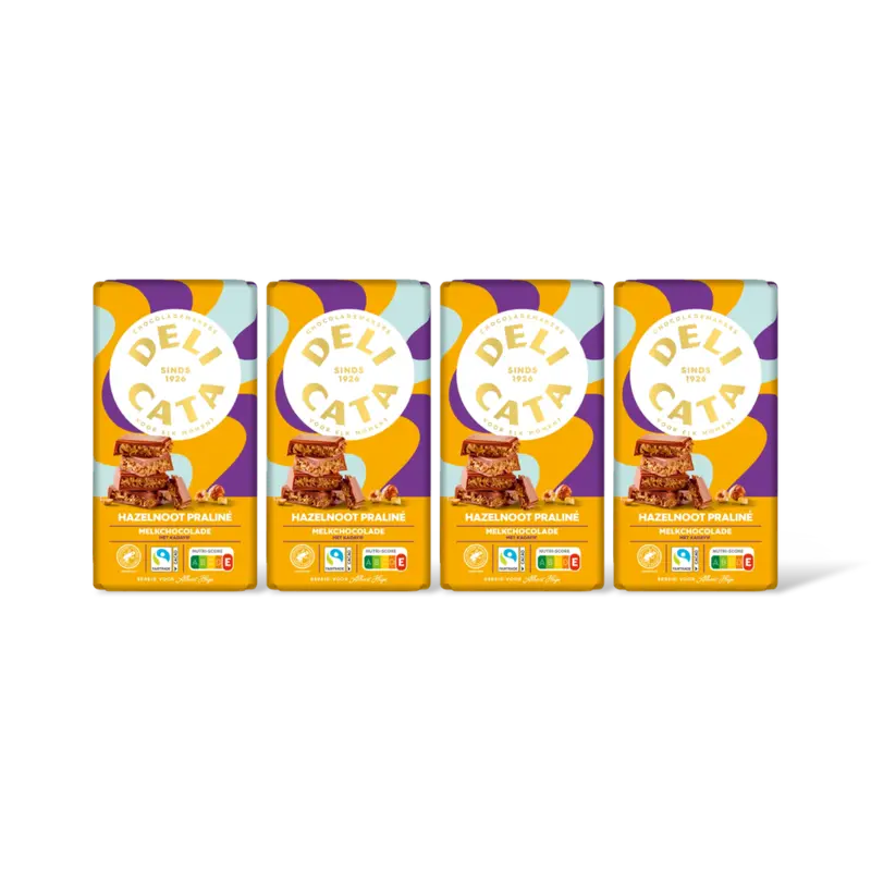 Delicata Praliné knaféh smaak 4-pack