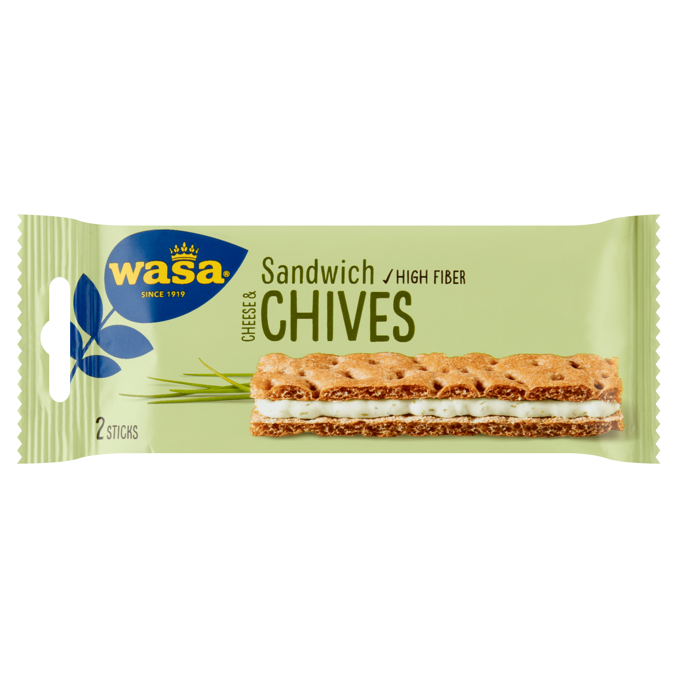 Wasa Sandwich Cheese & Chives 3x2 stuks