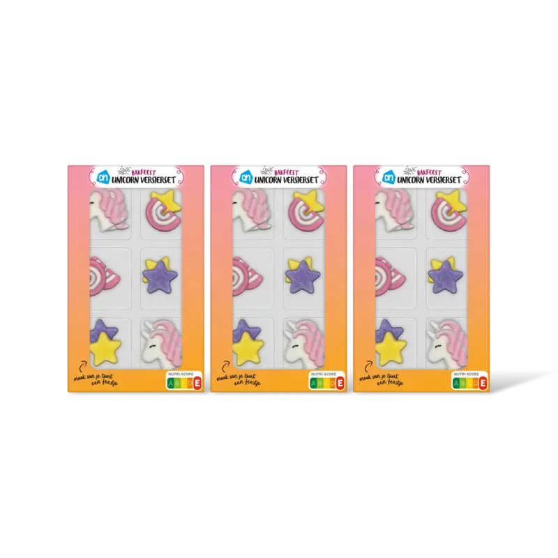 AH Versierset unicorn 3-pack