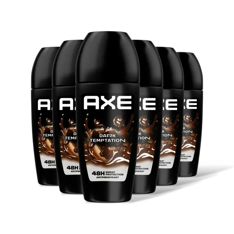 Axe Dark temptation anti sweat roller 6-pack