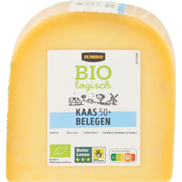 Jumbo Biologische Kaas 50+ Belegen ca. 450 g