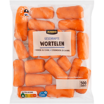 Jumbo Geschrapte Wortelen 500 g