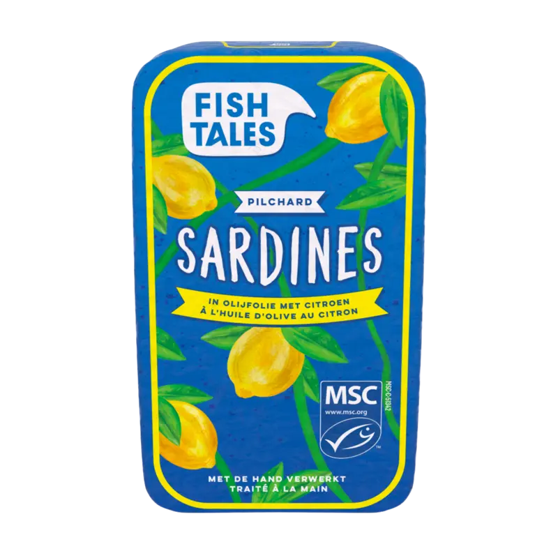 Fish Tales Sardines in olijfolie met citroen