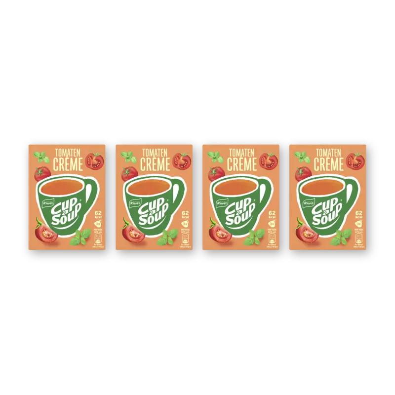 Knorr Cup-a-soup tomaatcrème 4-pack