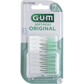 GUM Soft-Picks Original Regulier 50 Stuks