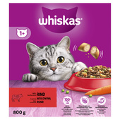 Whiskas kattenvoer adult brokken rund