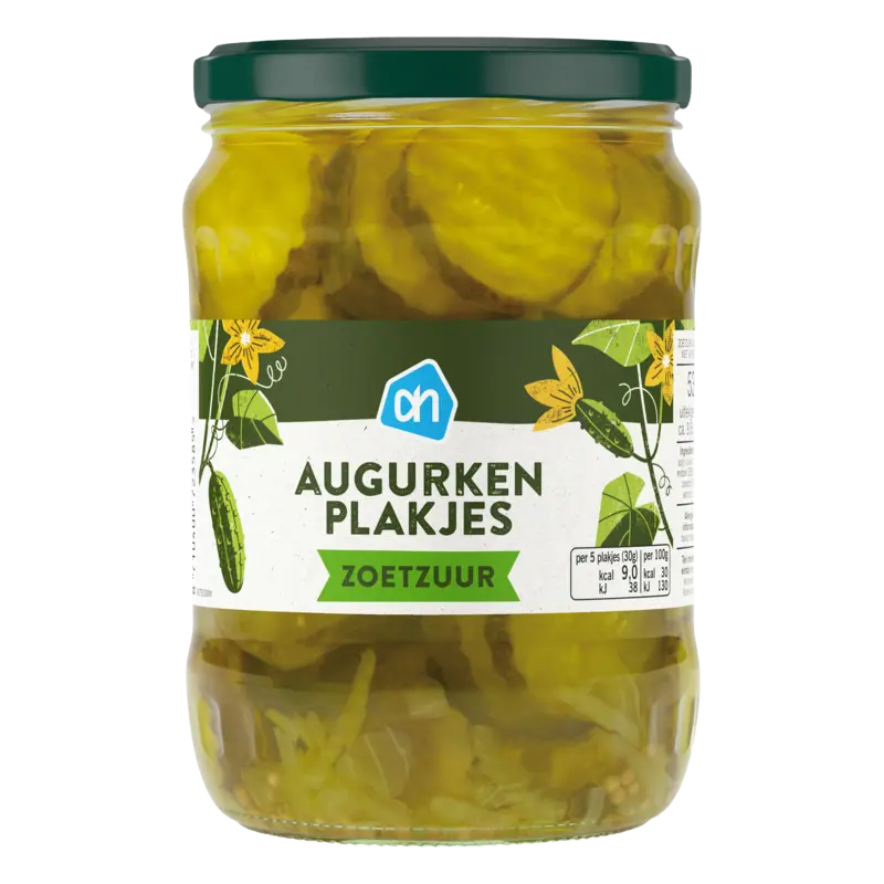 AH Augurken plakjes zoetzuur