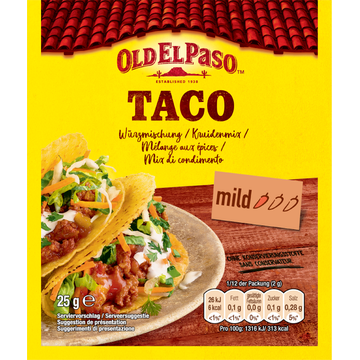 Old El Paso Taco Kruidenmix 25g
