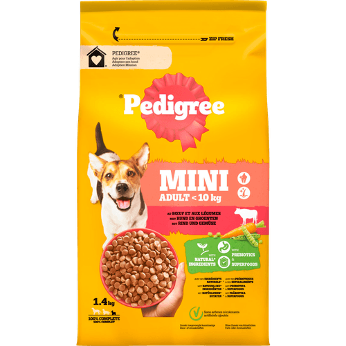 Pedigree Hondenvoer adult mini rund en groente