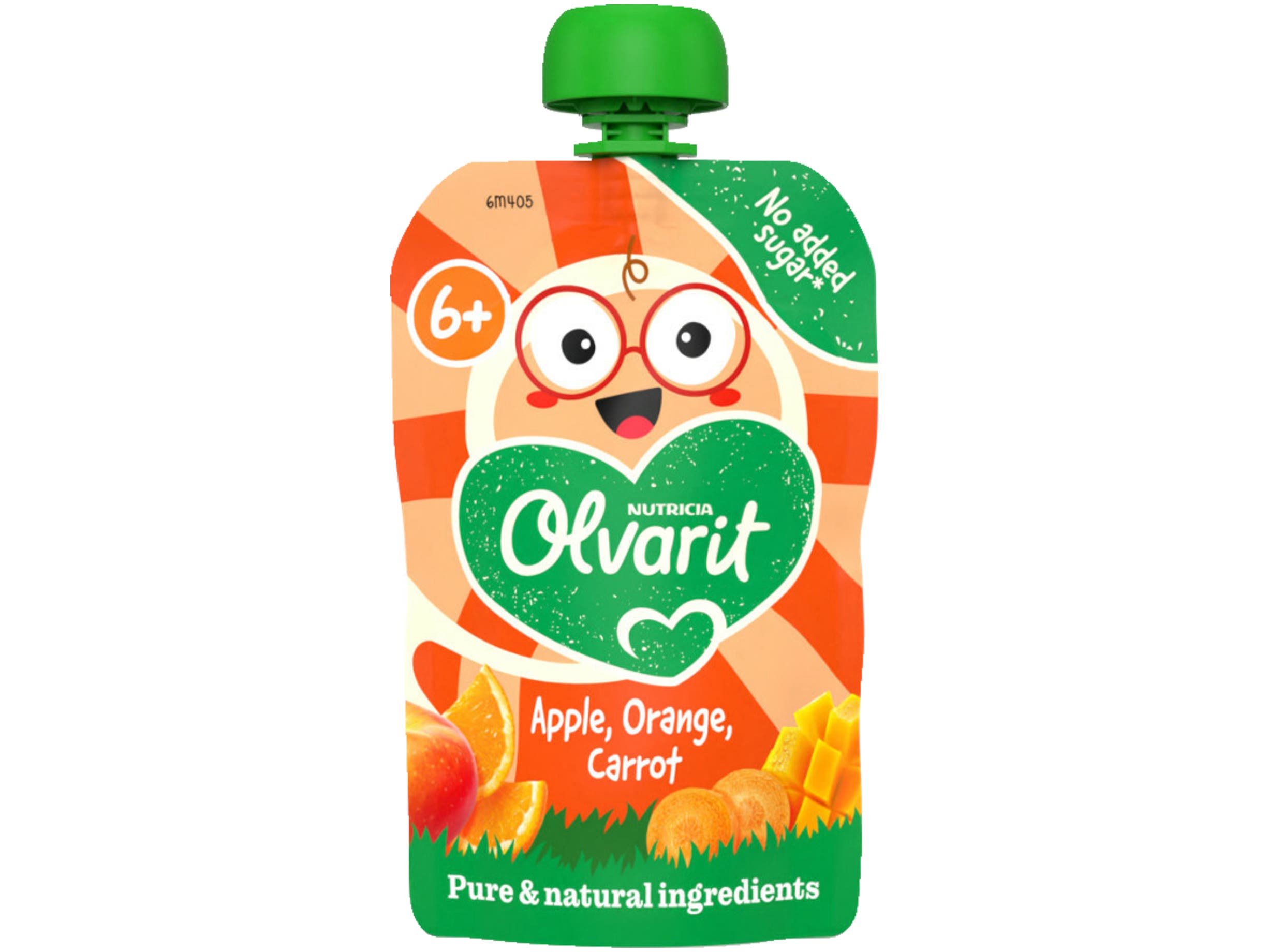 Fruit pouch appel sinaasappel