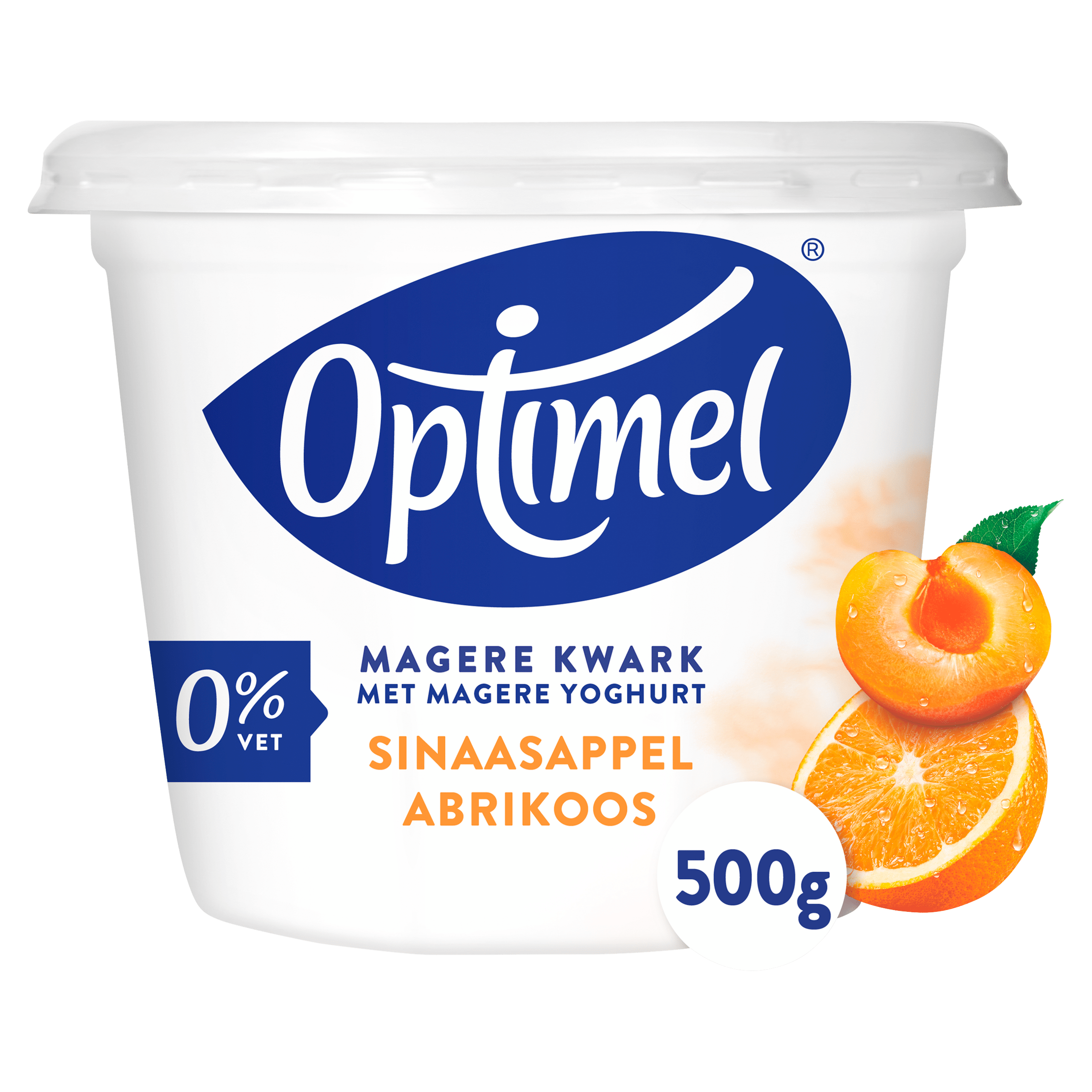 Optimel Magere kwark sinaasappel abrikoos