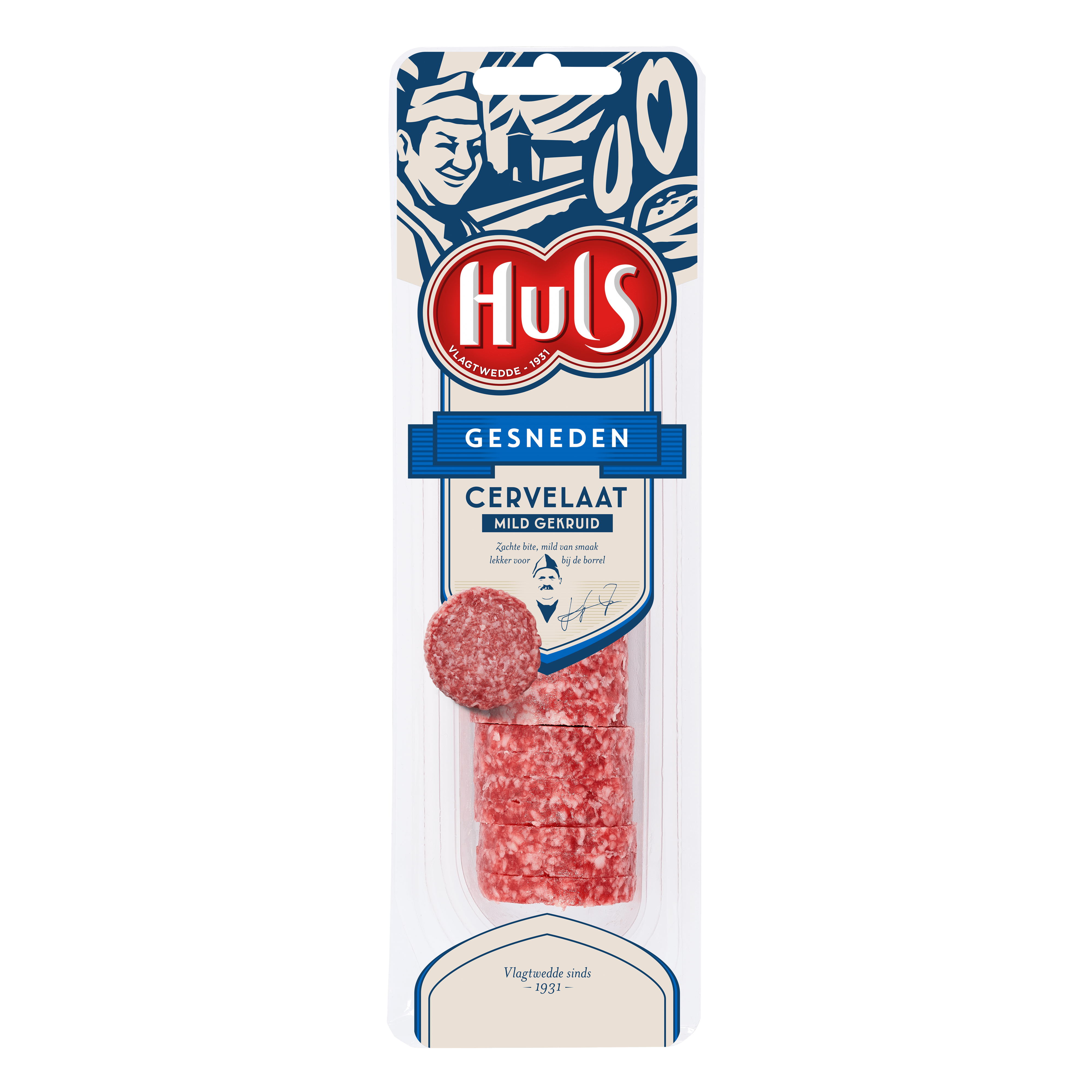 Huls Gesneden cervelaat