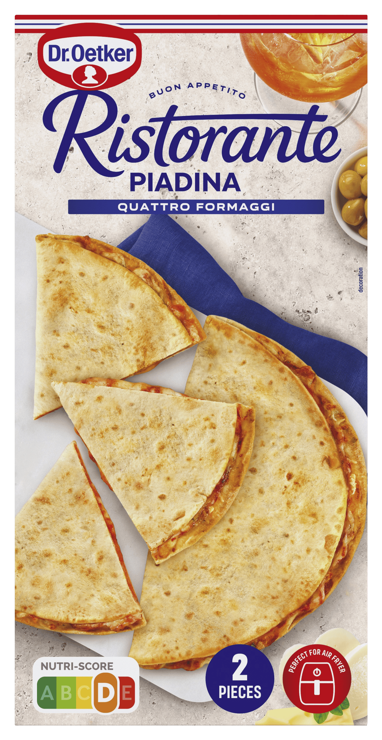 Dr. Oetker Ristorante piadina 4-kazen flatbread