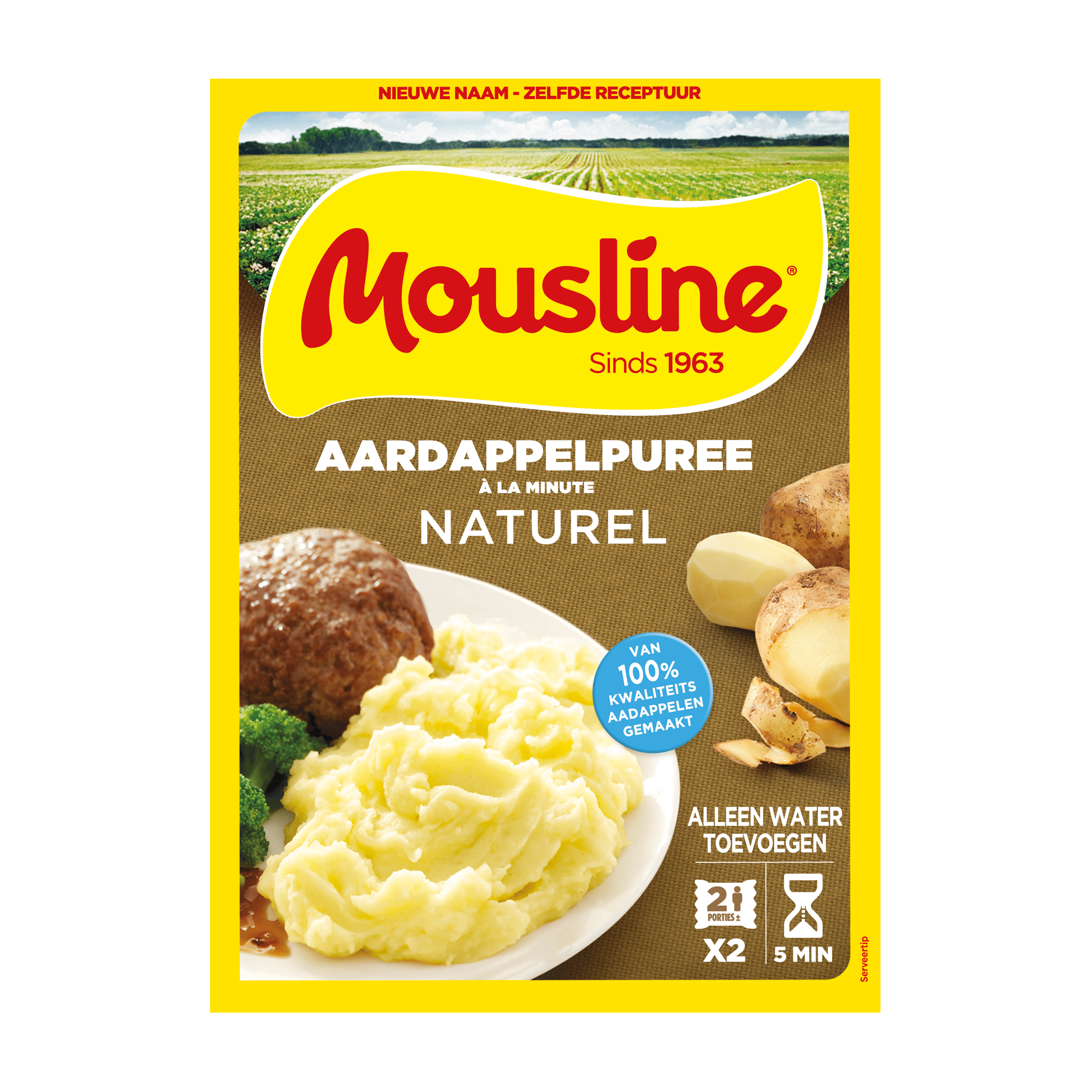 Mousline Aardappelpuree á la minute Naturel