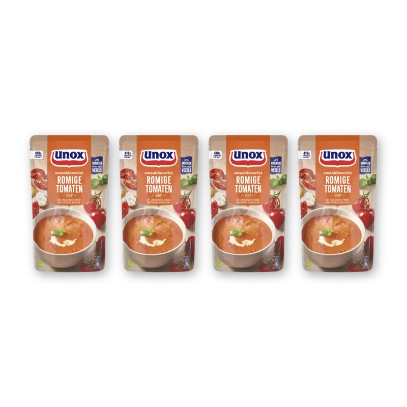 Unox Romige tomatensoep 4-pack
