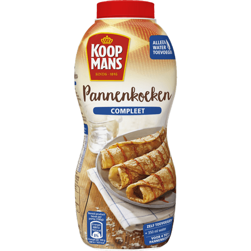 Koopmans Pannenkoekenmix shaker scharrelei