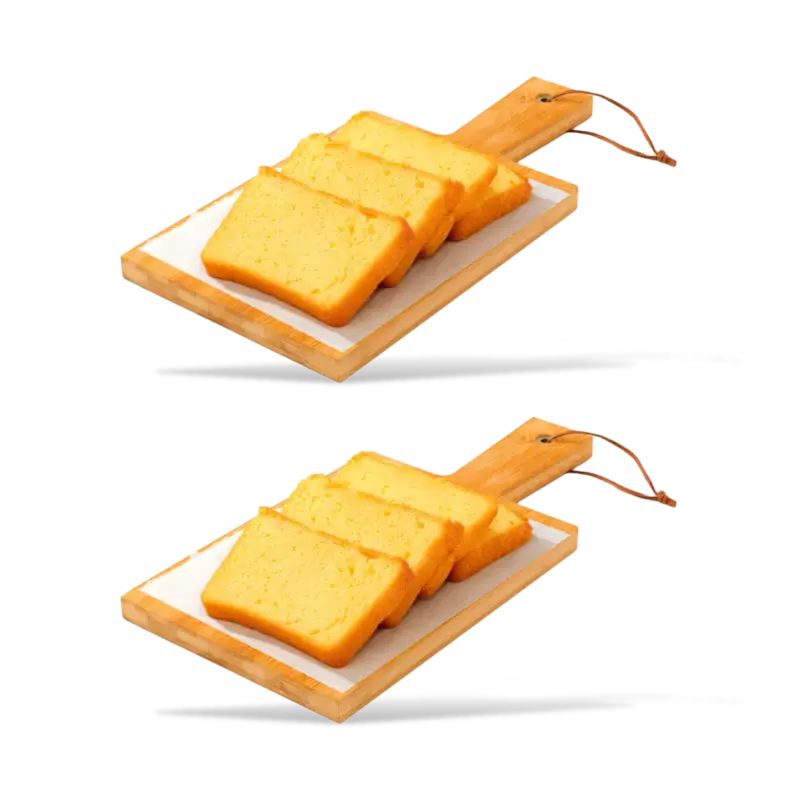 AH Roomboter cakeplakjes naturel 2-pack