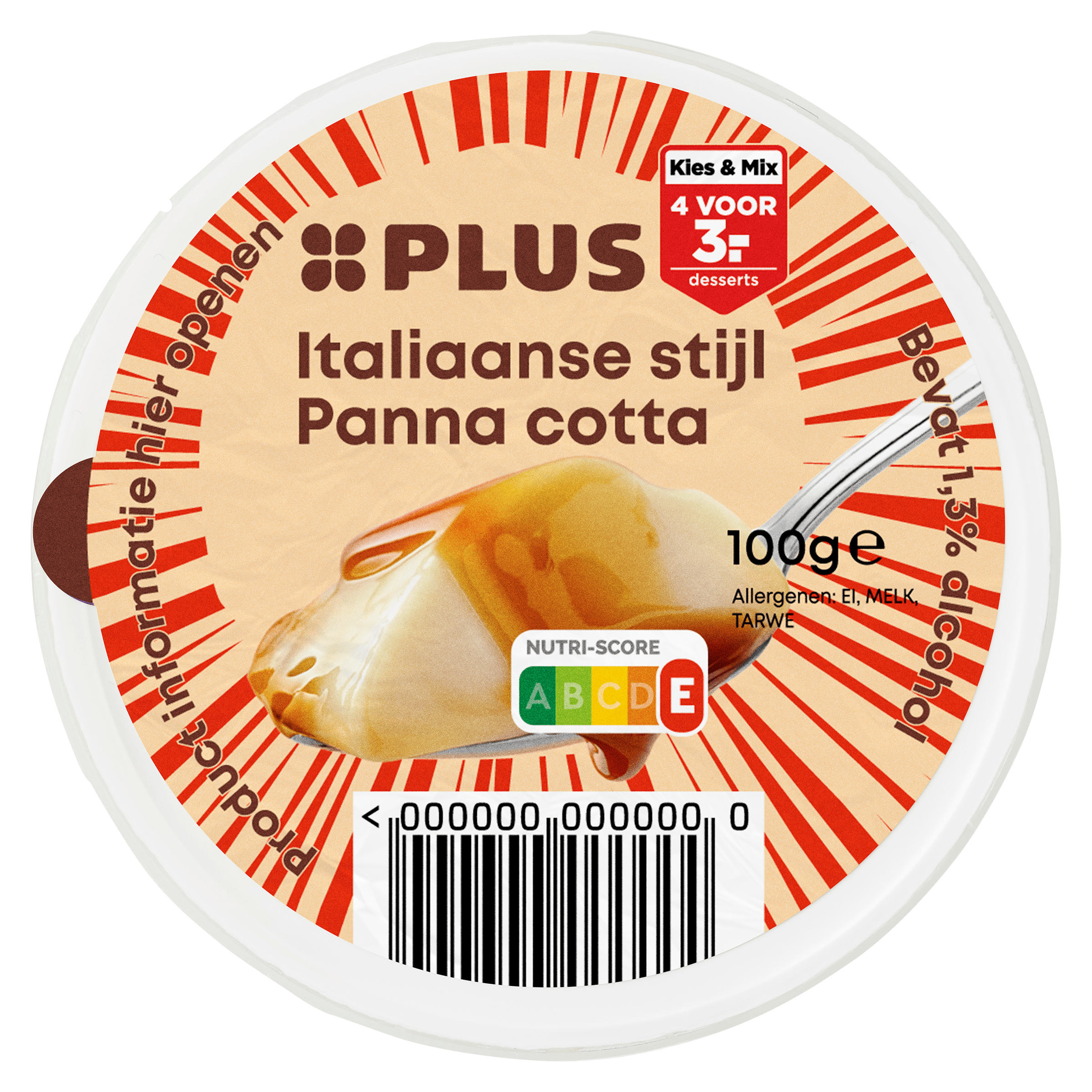 PLUS Italiaanse stijl Panna Cotta