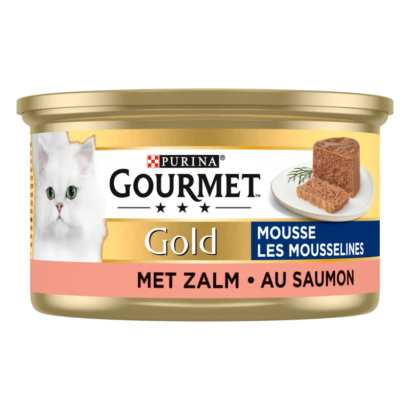 Gourmet Gold mousse met zalm
