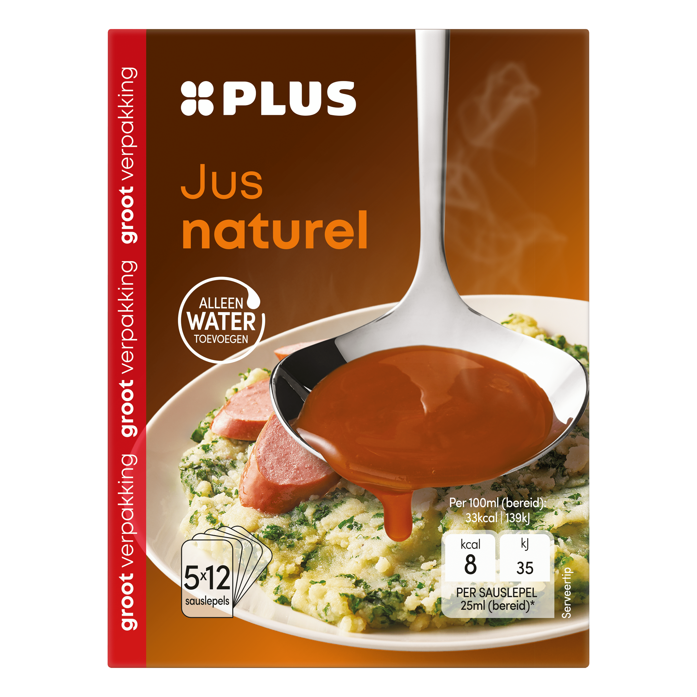 PLUS Jus naturel 5-pack