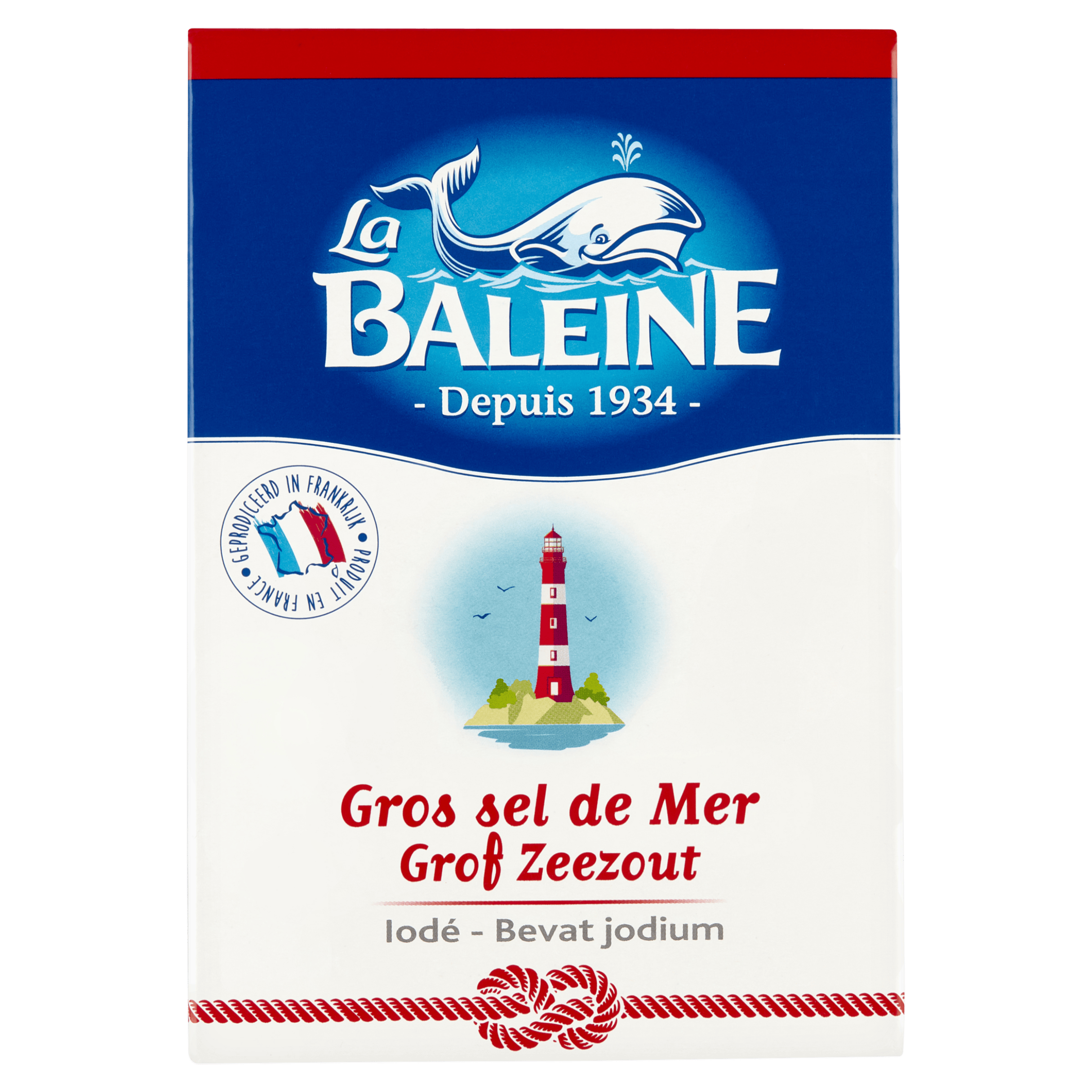 La Baleine Zeezout grof pak 1000gr