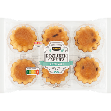 Jumbo Rozijnen Cakejes 210 g